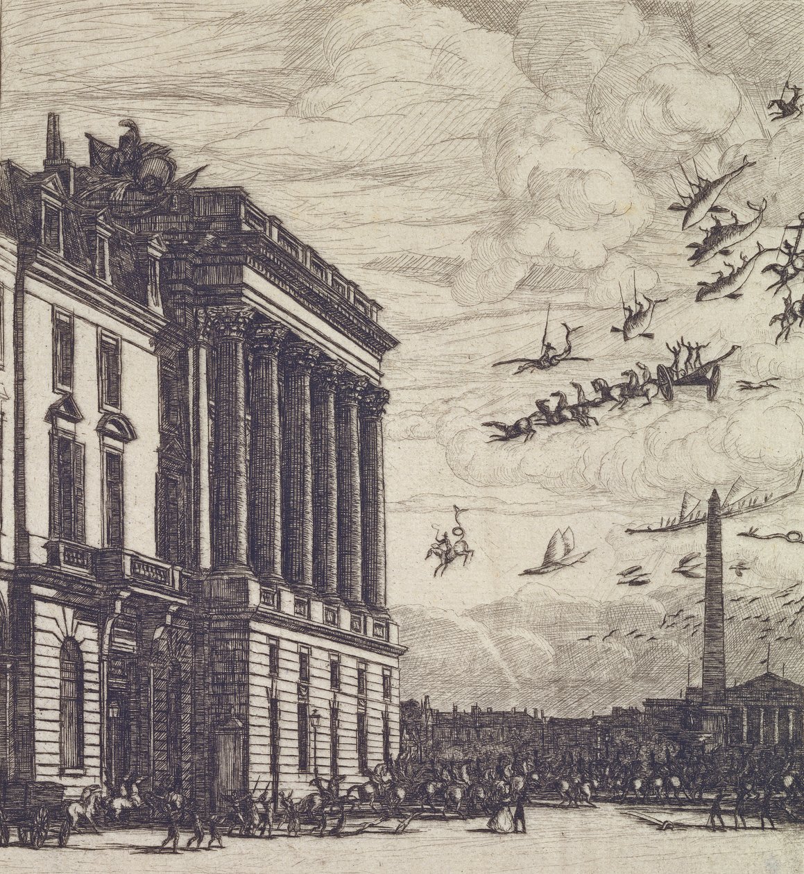 Sjøforsvarsdepartementet, 1865 av Charles Meryon
