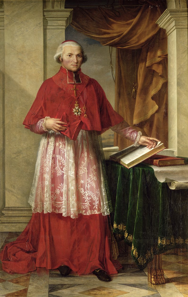Portrett av kardinal Joseph Fesch (1763-1839) 1806 av Charles Meynier