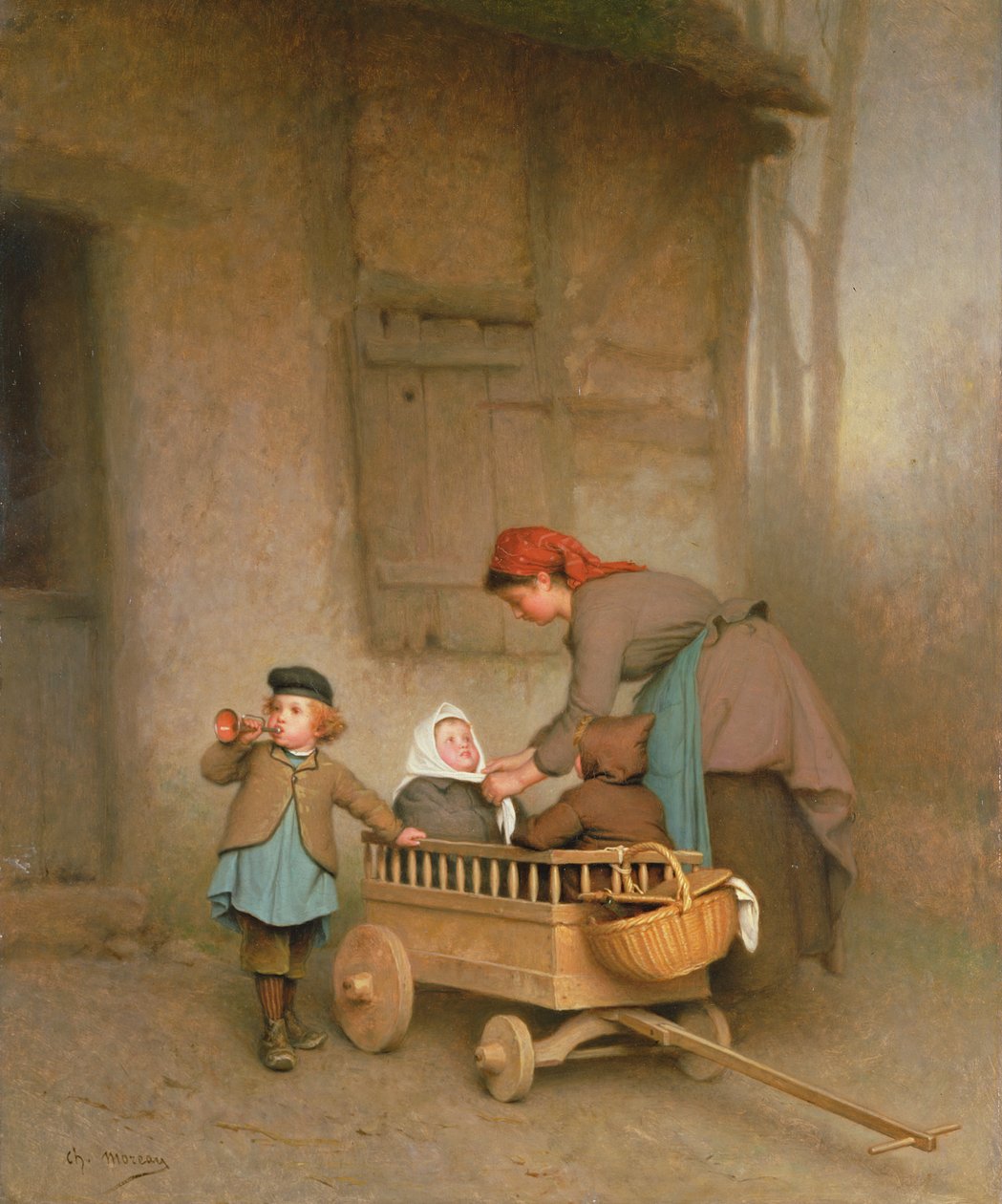 Tar fars middag av Paul Charles Chocarne Moreau