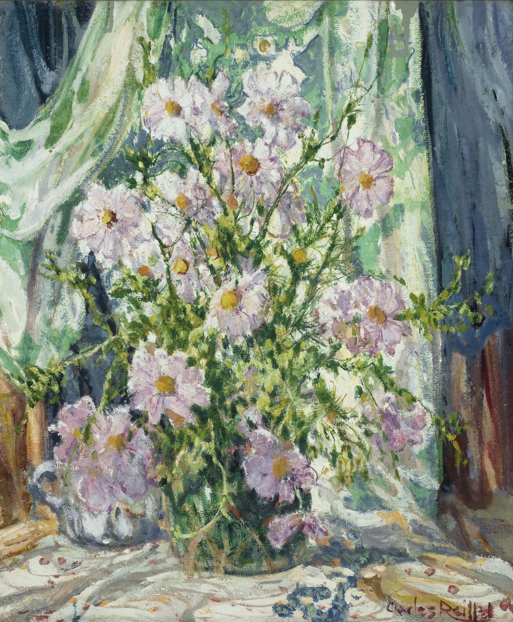 Stilleben med Cosmos, ca. 1931 av Charles P. Reiffel