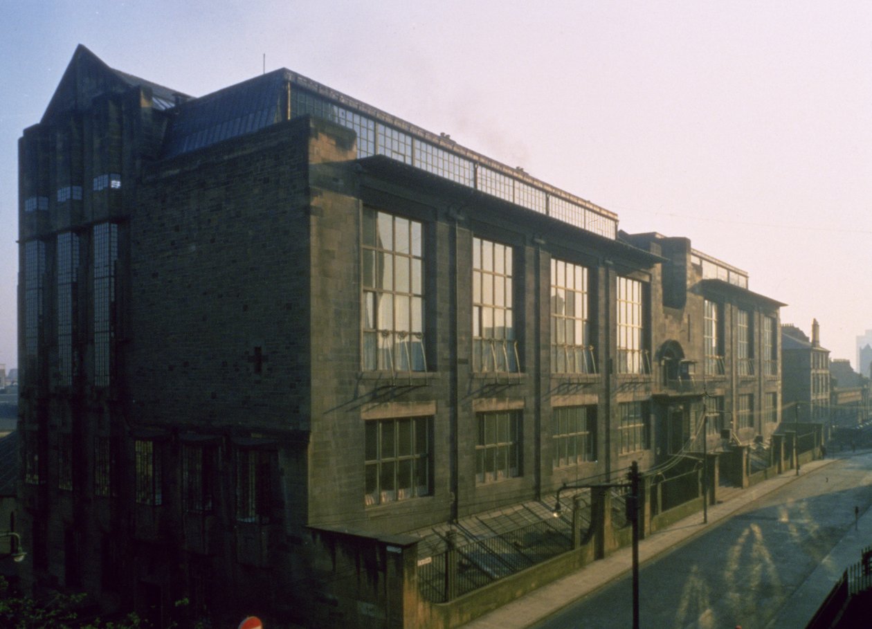 Eksteriør fra nordvest, 1899 av Charles Rennie Mackintosh