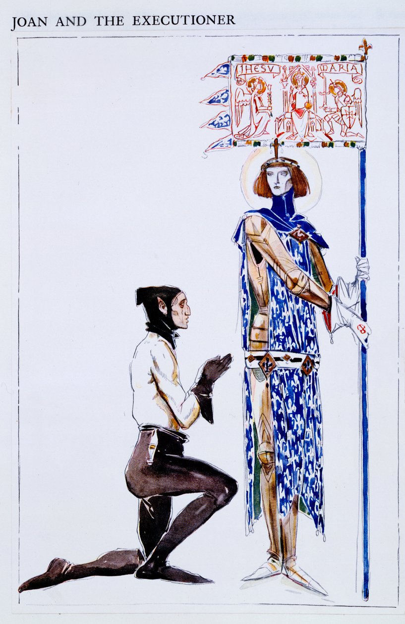Kostymedesign for Joan and the Executioner, karakterer fra 