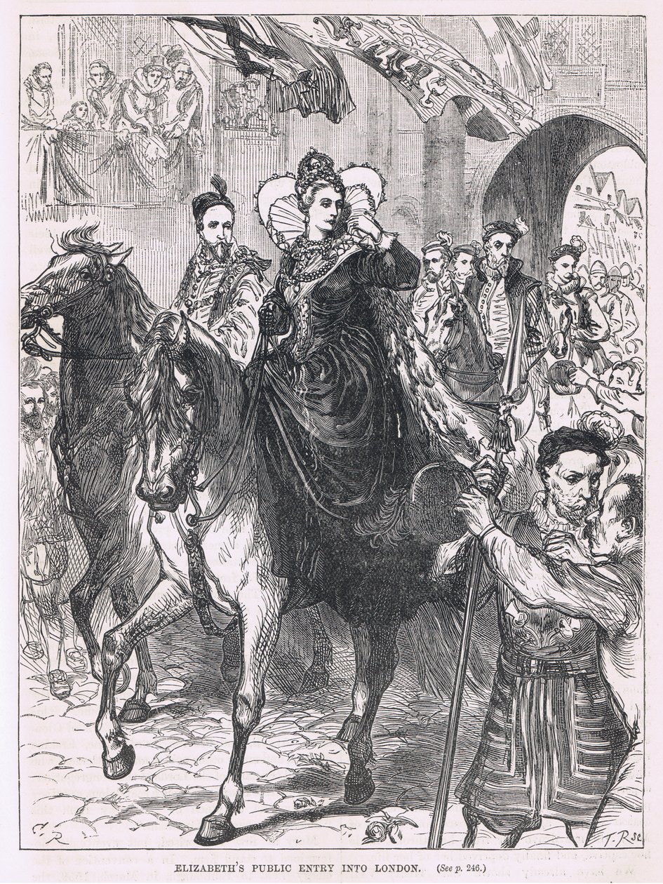 Elizabeths offentlige inntreden i London 1559 av Charles Ricketts
