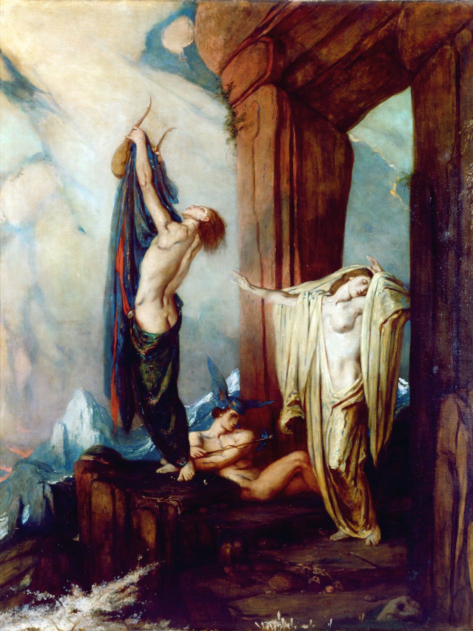Orfeus og Eurydike, ca. 1922 av Charles Ricketts