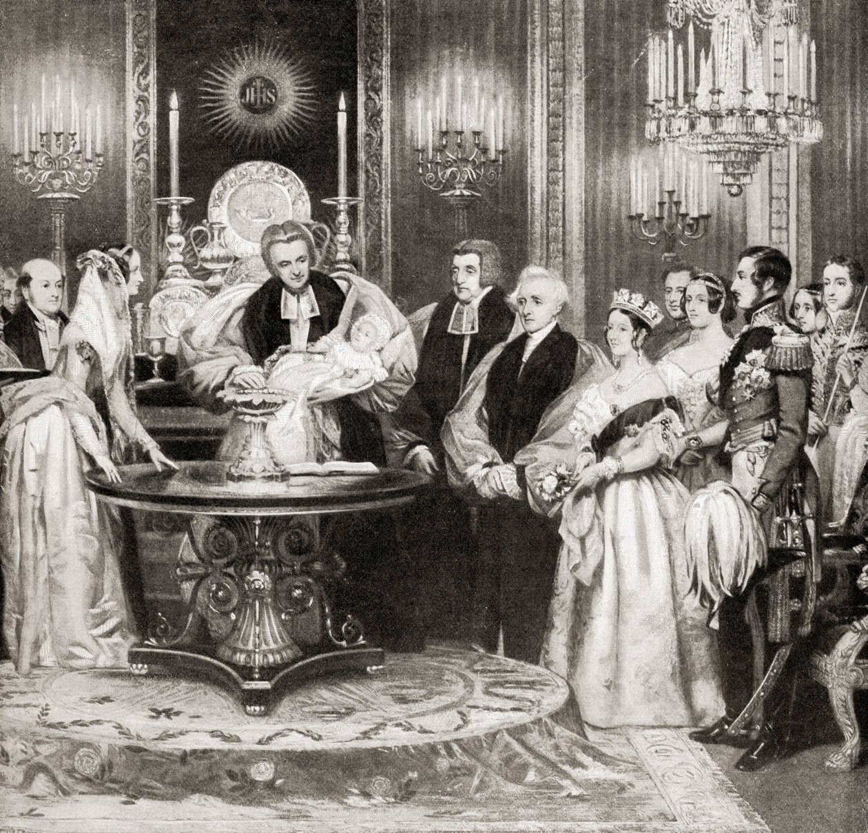 Dåpen til den kongelige prinsesse av Charles Robert Leslie