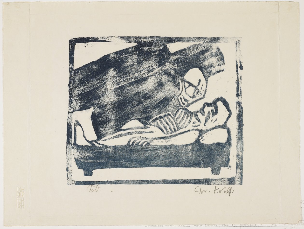 Død, 1912-1913 av Charles Rohlfs