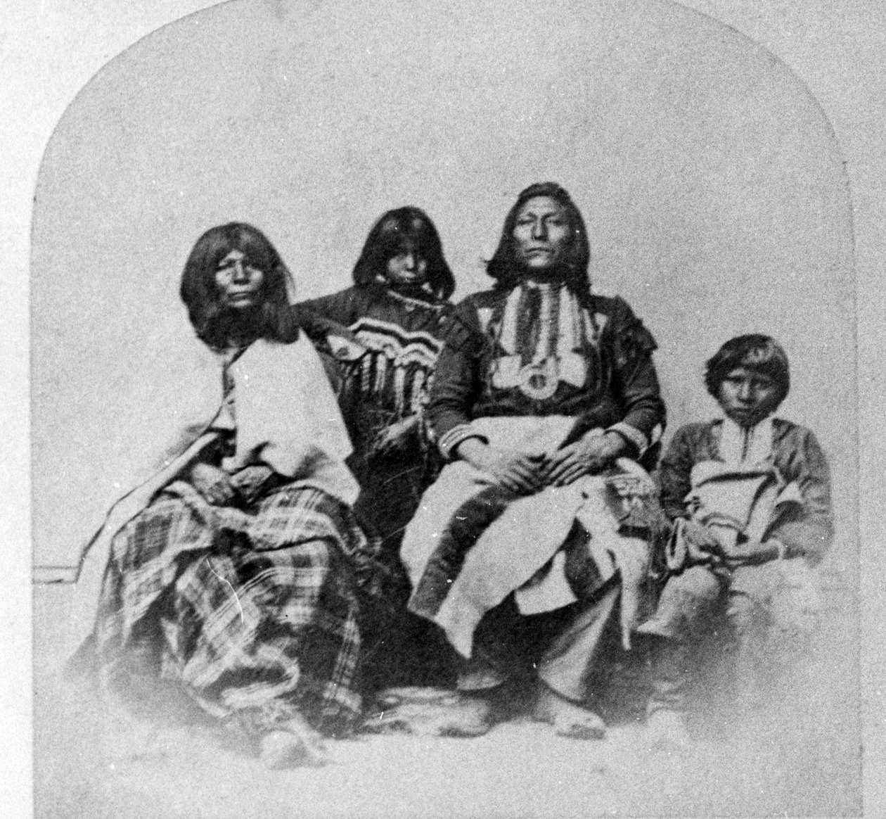 Familien Ute, ca. 1870-75 av Charles Roscoe Savage
