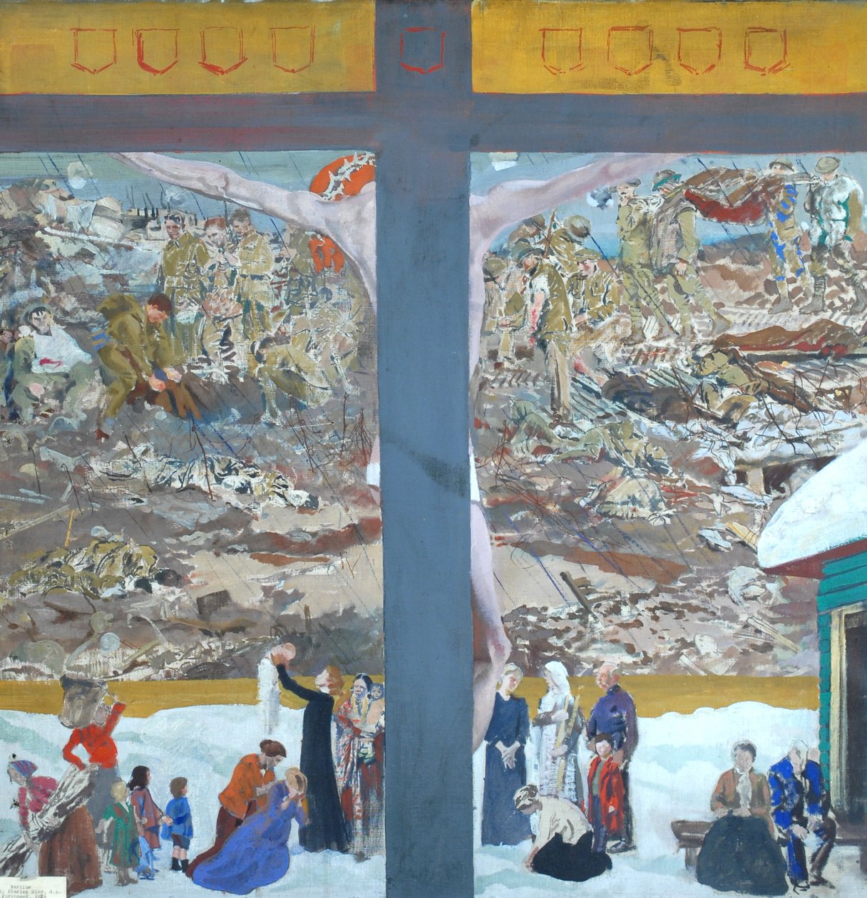 Krigstid, 1901 av Charles Sims