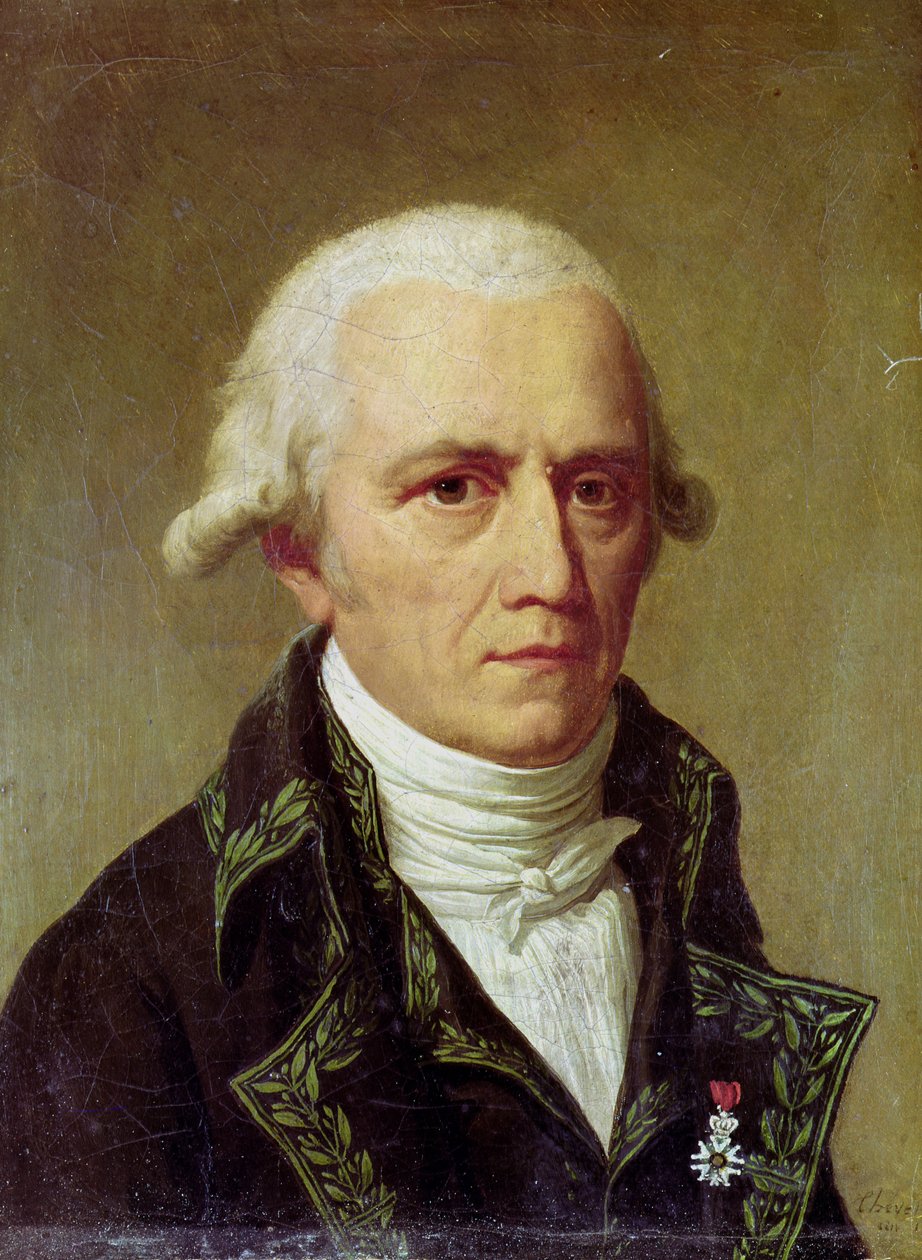 Portrett av Jean-Baptiste de Monet (1744-1829) Chevalier de Lamarck, 1802-03 av Charles Thevenin
