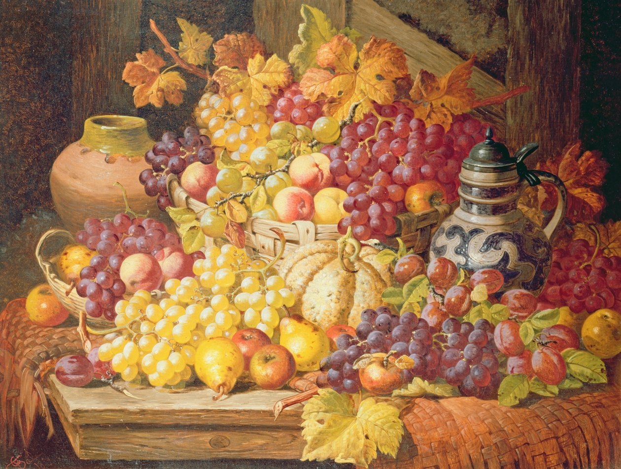 Stilleben med frukt av Charles Thomas Bale
