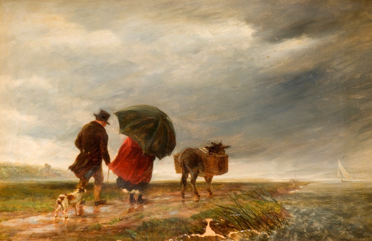 Skal til fergen, Appledore, 1856 av Charles Thomas Burt