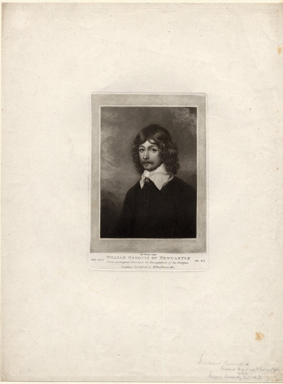 William Cavendish av Charles Yardley Turner