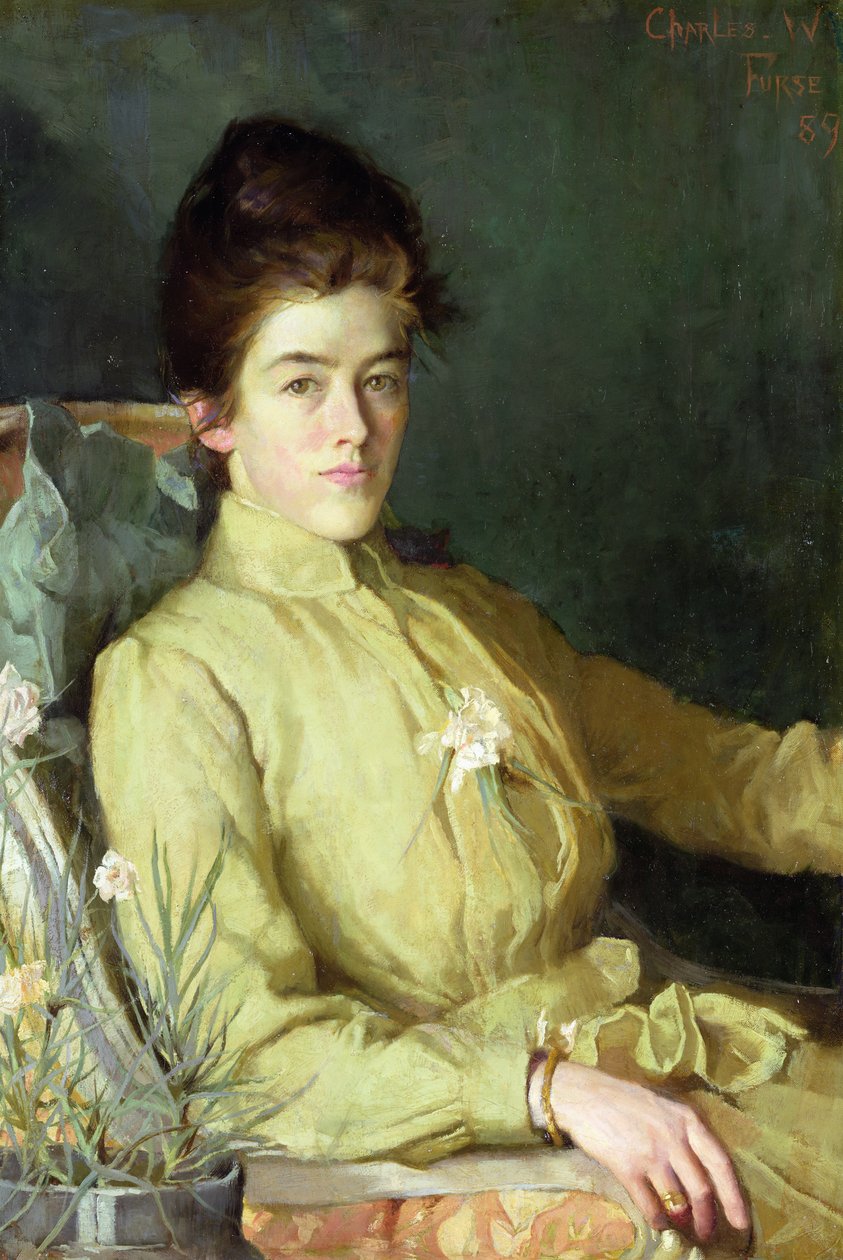 Portrett av en ung kvinne av Charles Wellington Furse