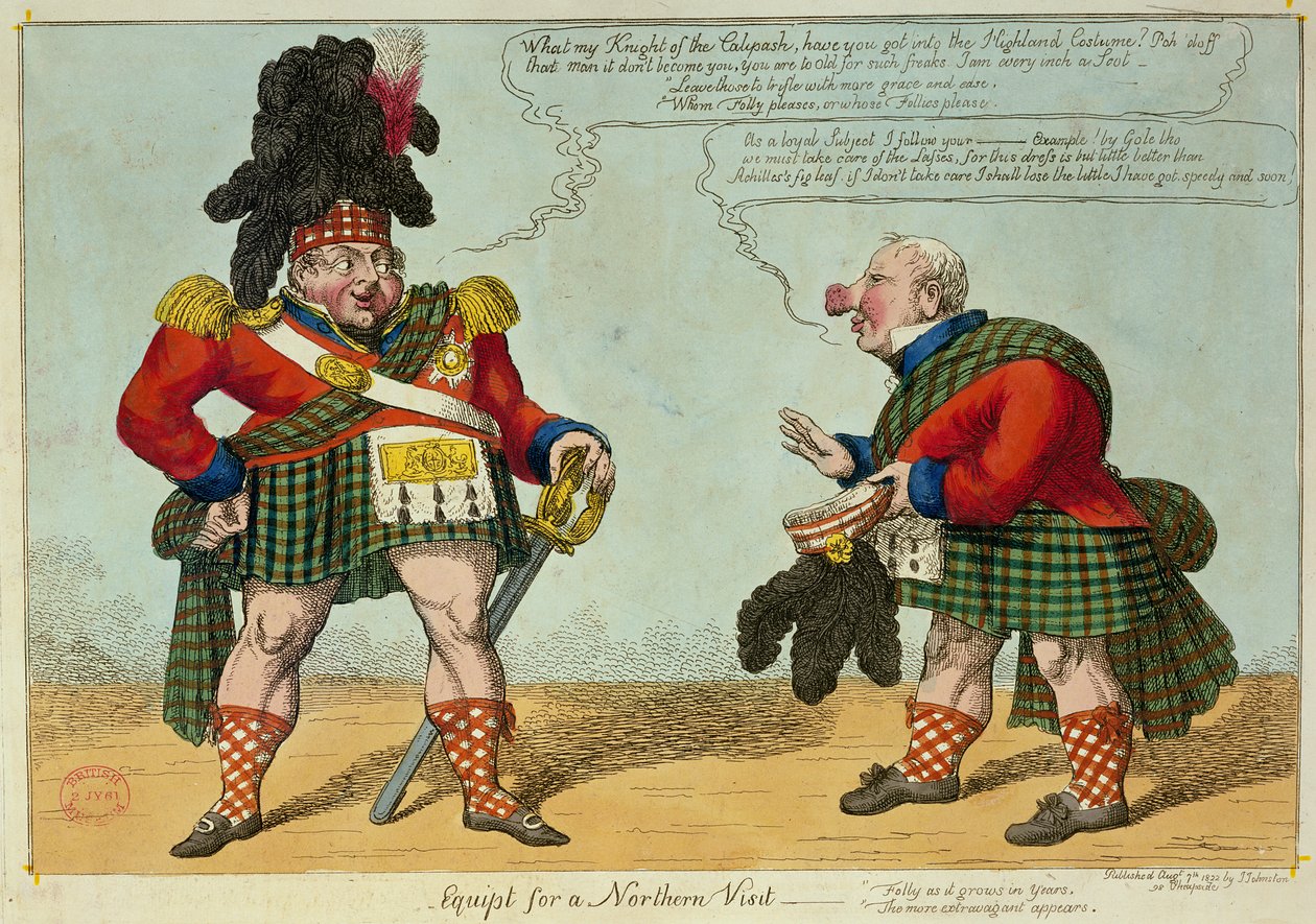 Utstyr for et nordlig besøk, 1822 (fargetsing) av Charles Williams