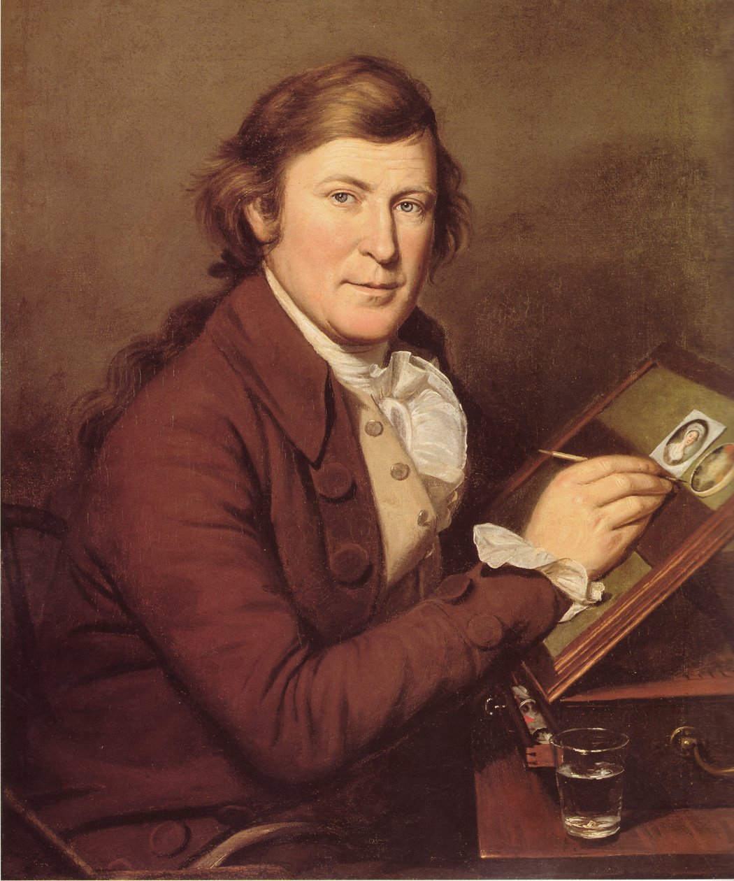 James Bortsett fra å male en miniatyr av Charles Willson Peale