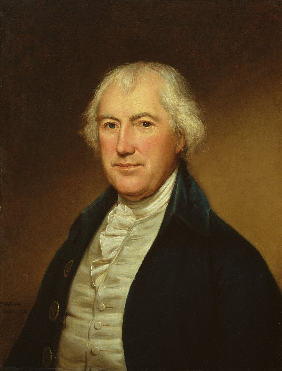 John Beale Bordley, 1790 (olje på lerret lagt ned om bord) av Charles Willson Peale