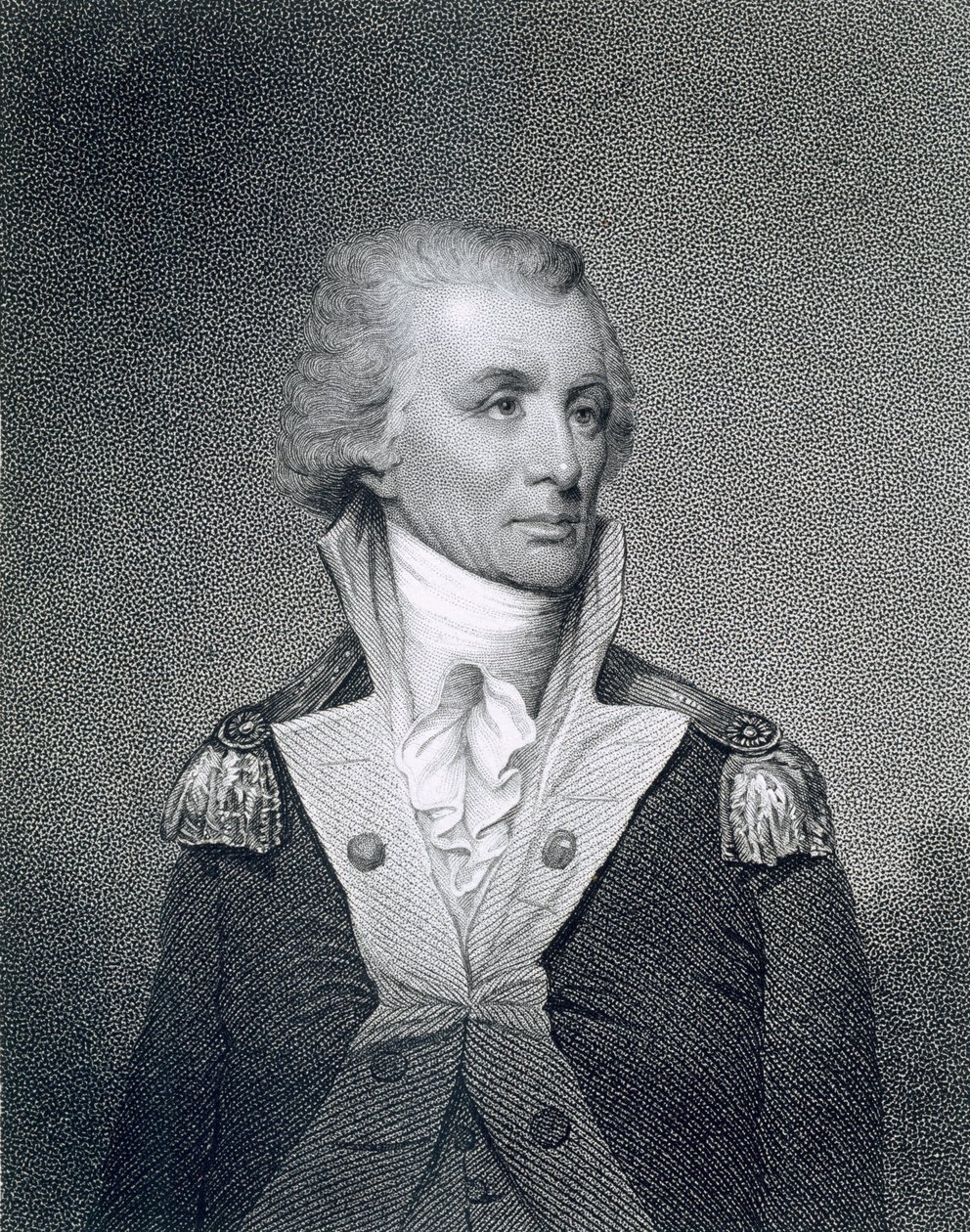 Generalmajor Thomas Sumter (1734-1832) gravert av George Parker (fl.1834-d.1868) etter en tegning av originalen av William G. Armstrong (1823-90) av Charles Willson Peale