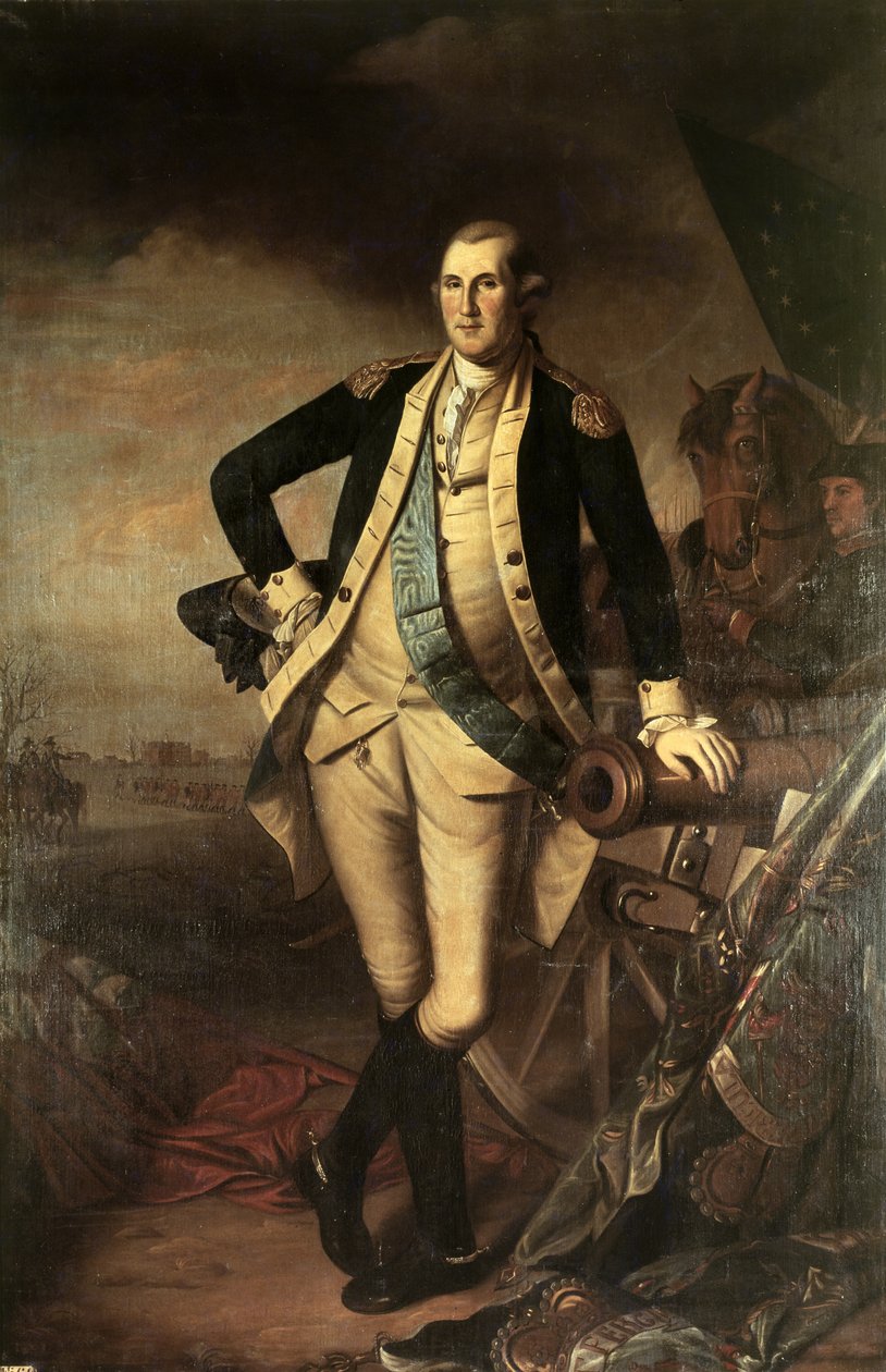 Portrett av George Washington, 1779 av Charles Willson Peale