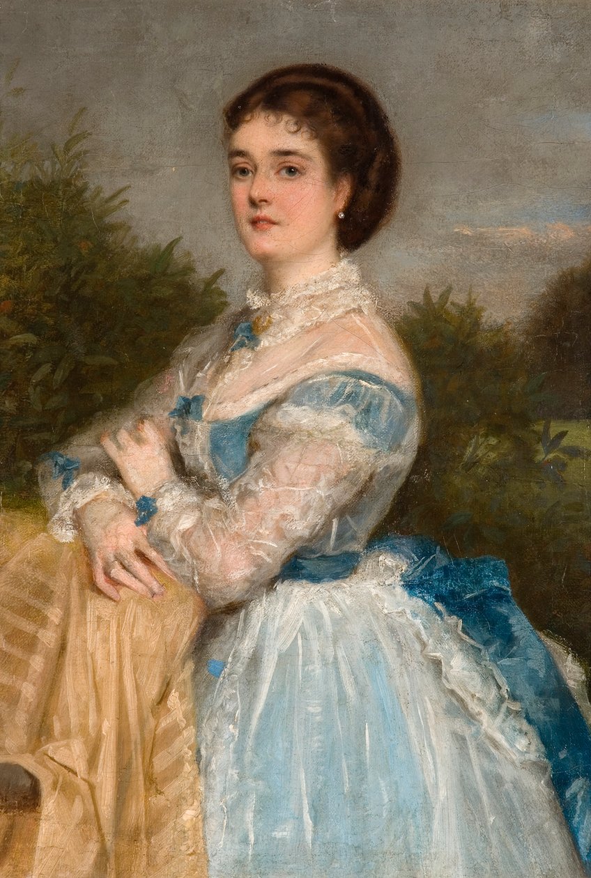 Portrett av en dame av Charles Wynne Nicholls