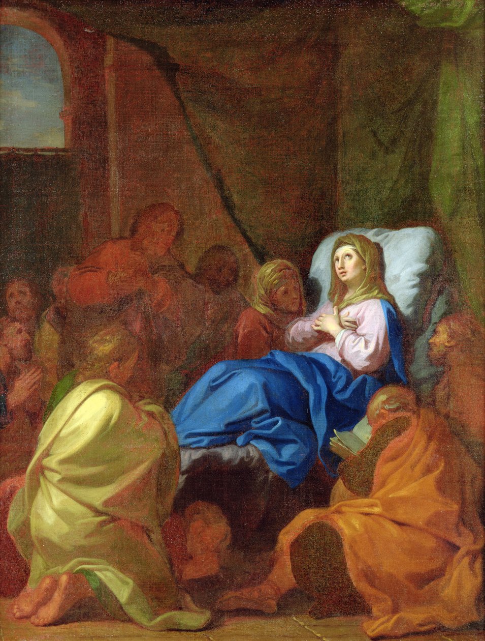 Jomfruens død av Charles de la Fosse