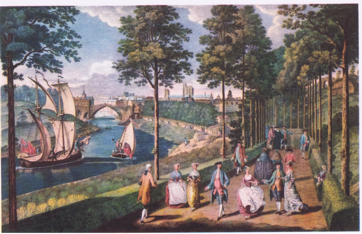 Utsikt over York 1756 av Charles the Elder Grignion