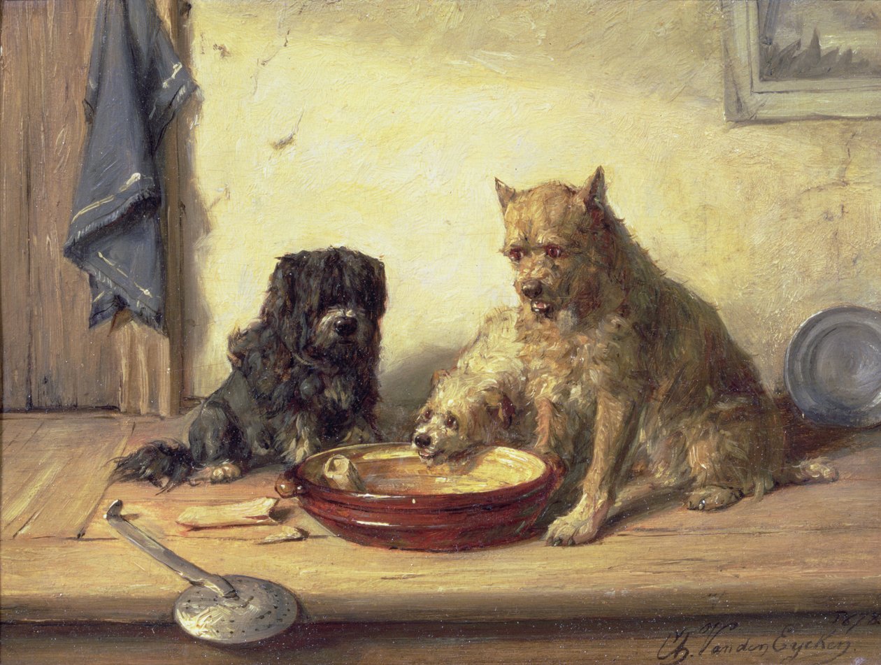 Konfliktbein, 1878 av Charles van den Eycken