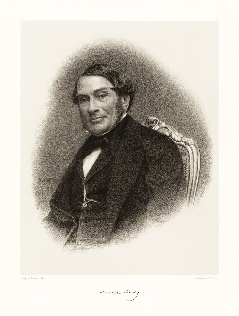 Achille Fould, 1865-66 av Charles Jeremie Fuhr