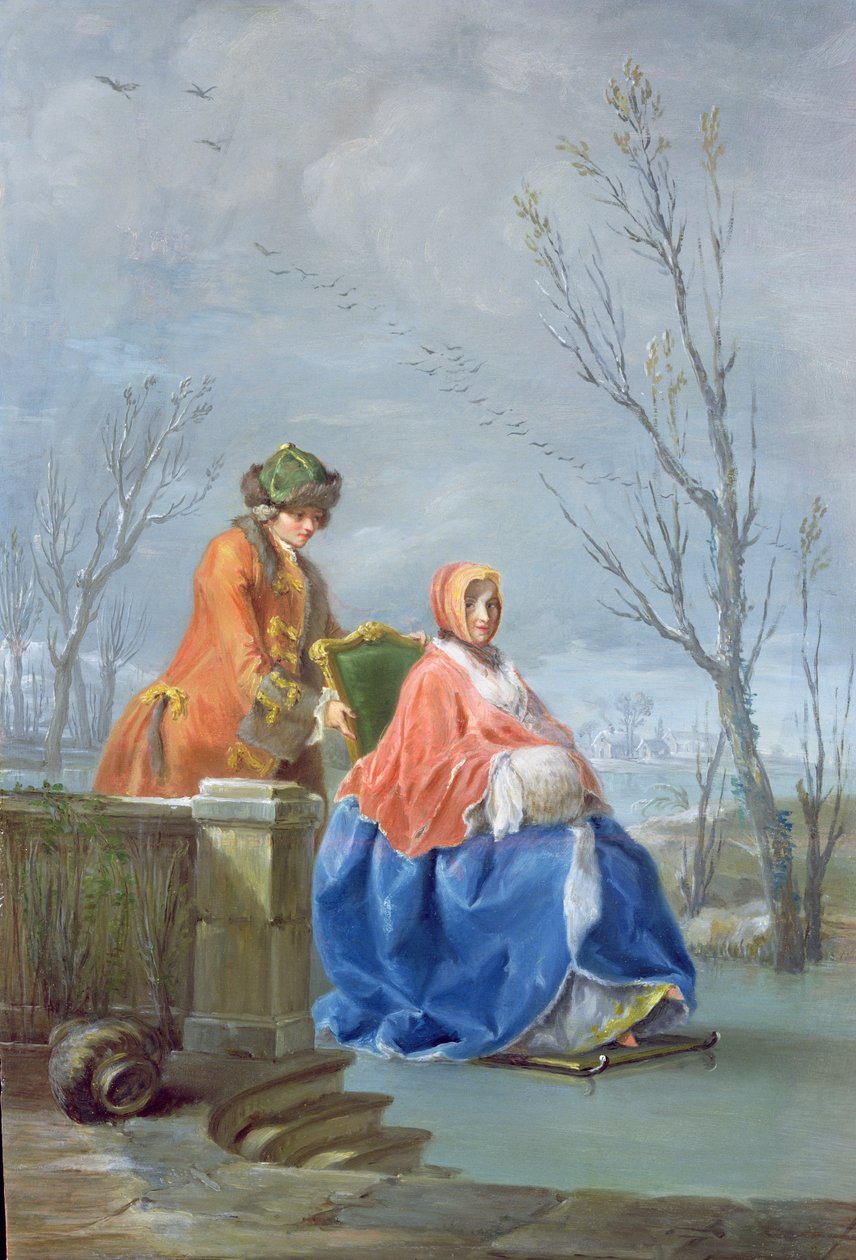 Vinter av Charles-Joseph Flipart