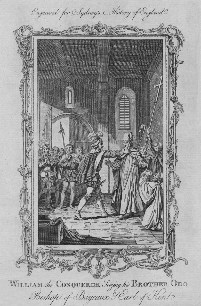 Vilhelm Erobreren griper sin bror Odo, biskop av Bayeaux og jarl av Kent