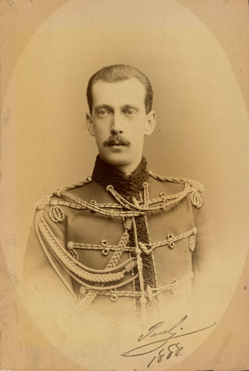 Portrett av storhertug Paul Alexandrovich av Russland (1860-1919) av Charles Bergamasco