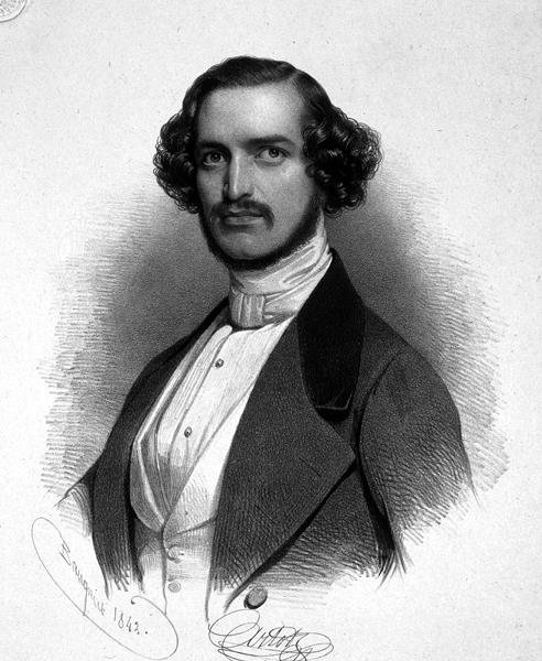Joseph Arnot (1815–45) 1842 (lito) av Charles (after) Baugniet