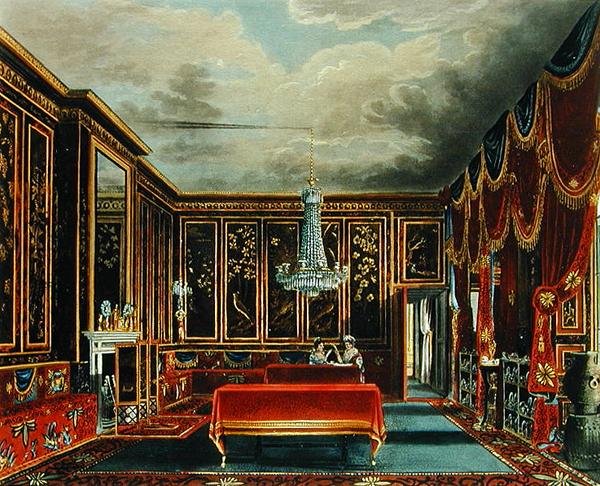 The Japan Room at Frogmore, gravert av R. Reeve, fra 