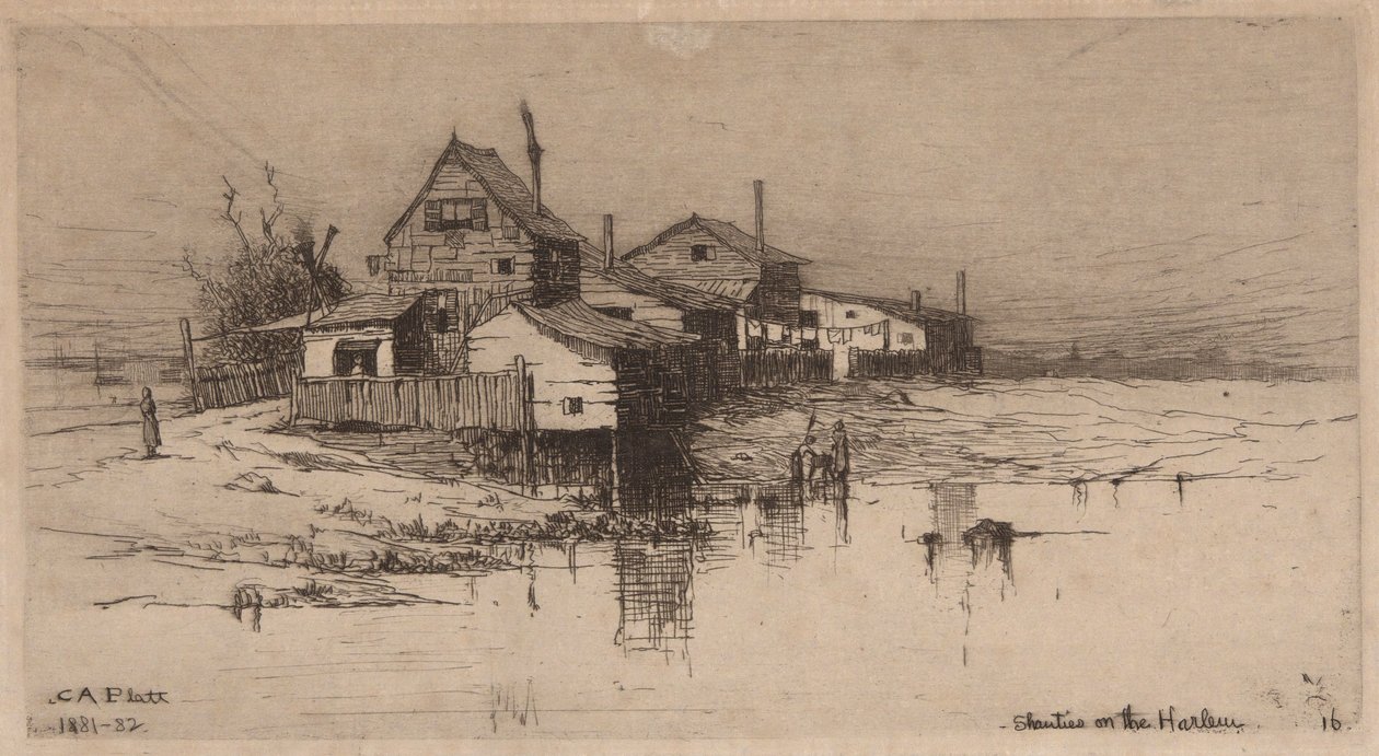 Shanties på Harlem av Charles A. Platt