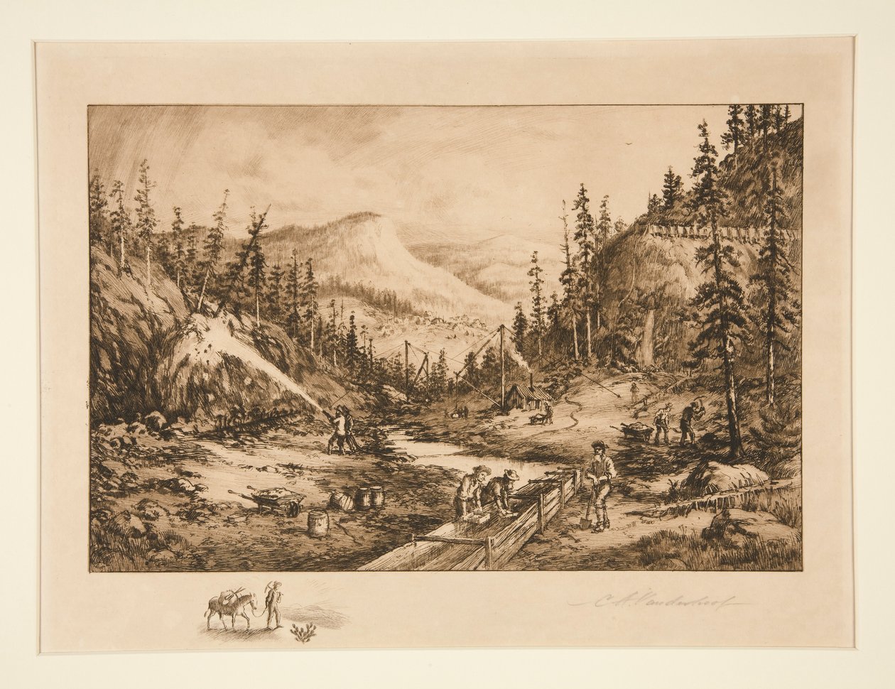 Gold Prospectors i California av Charles A. Vanderhoof