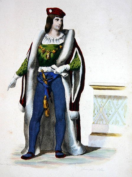 Charles Duke of Orleans, portrett publisert i 