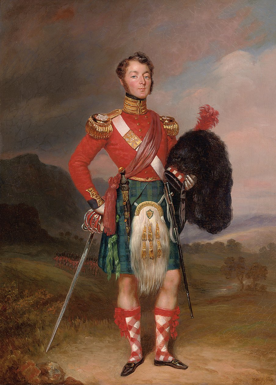 Portrett av kaptein Robert Williamson Ramsay av Charles Achille DHardiviller