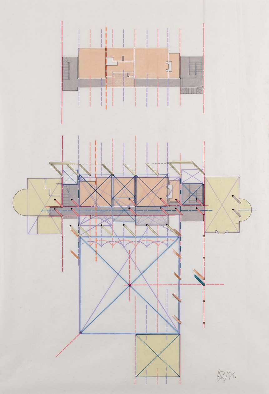 Proporsjonal system for et hus av Charles Adams Platt