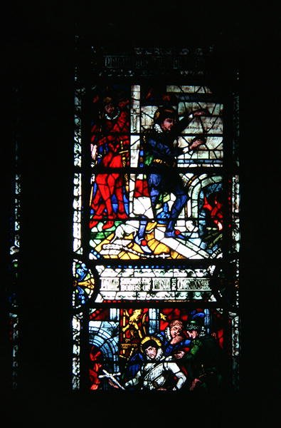 Vindu som viser St Philip Howard av Charles Alban Buckler