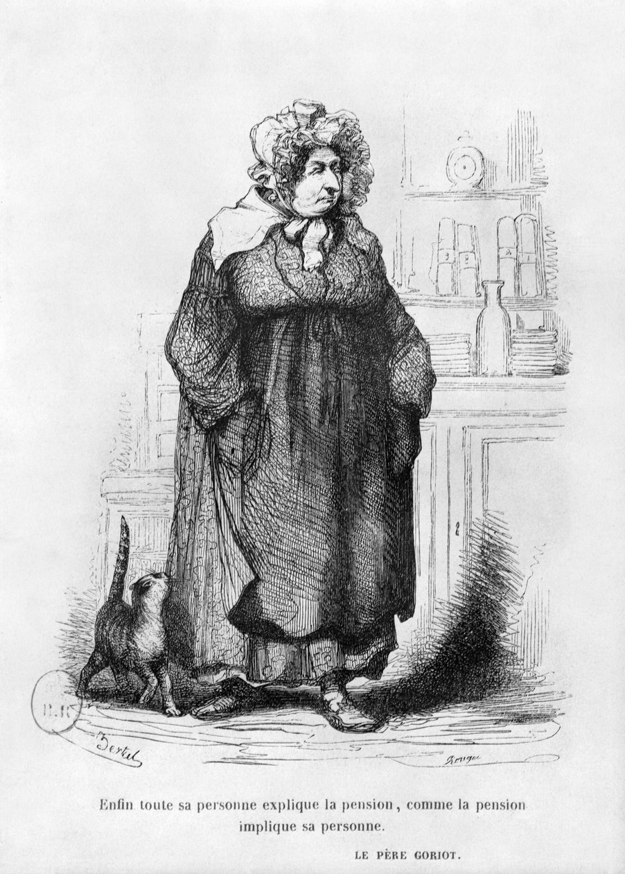 Madame Vauquer, illustrasjon fra 
