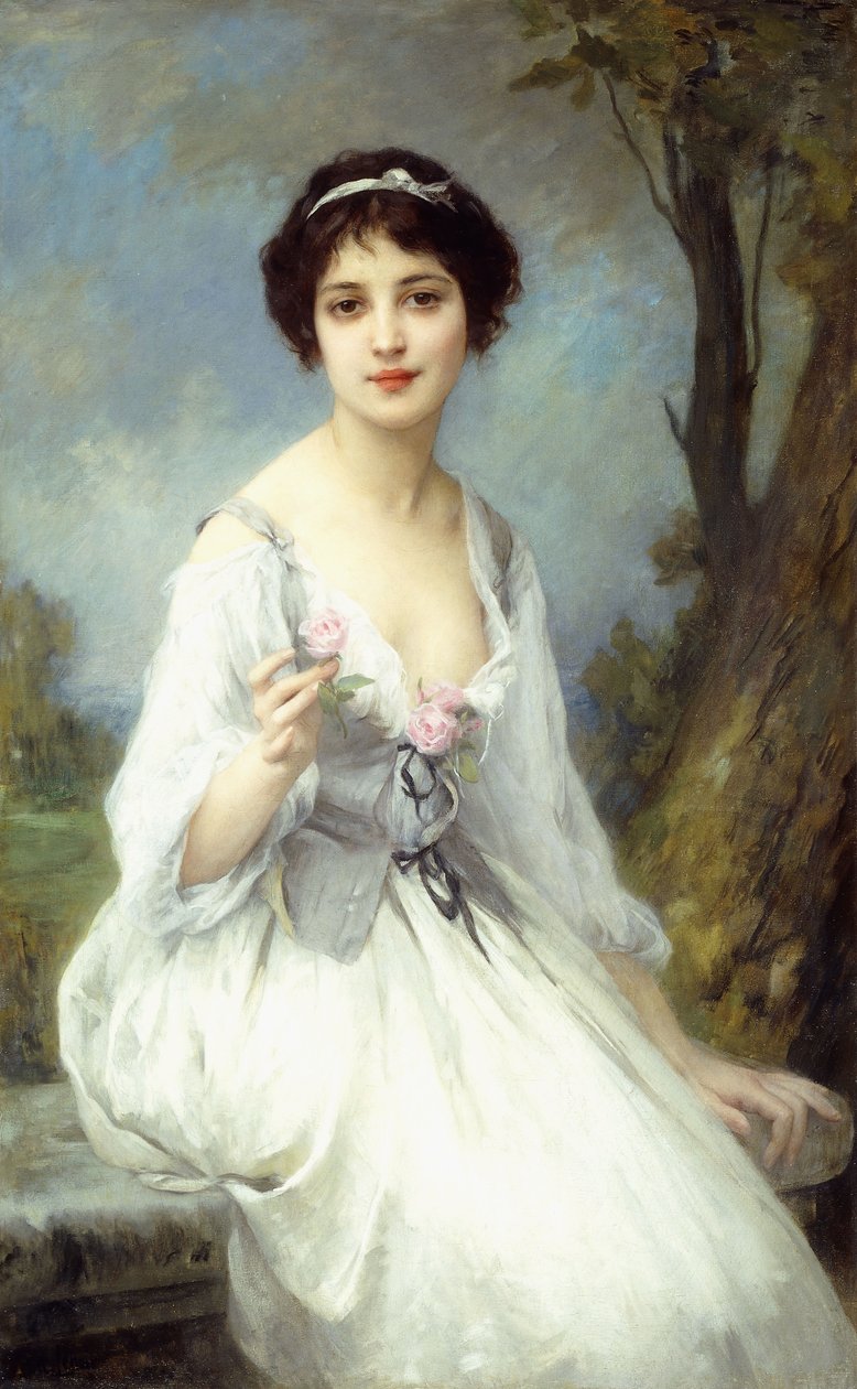 Den rosa rosen, av Charles Amable Lenoir