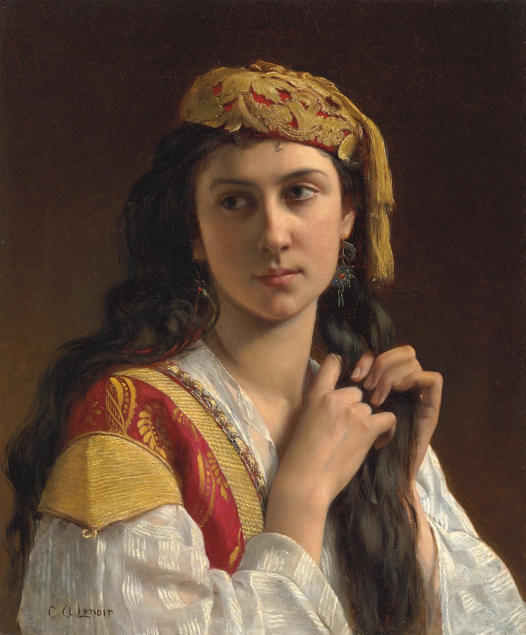 Ung gresk jente av Charles Amable Lenoir