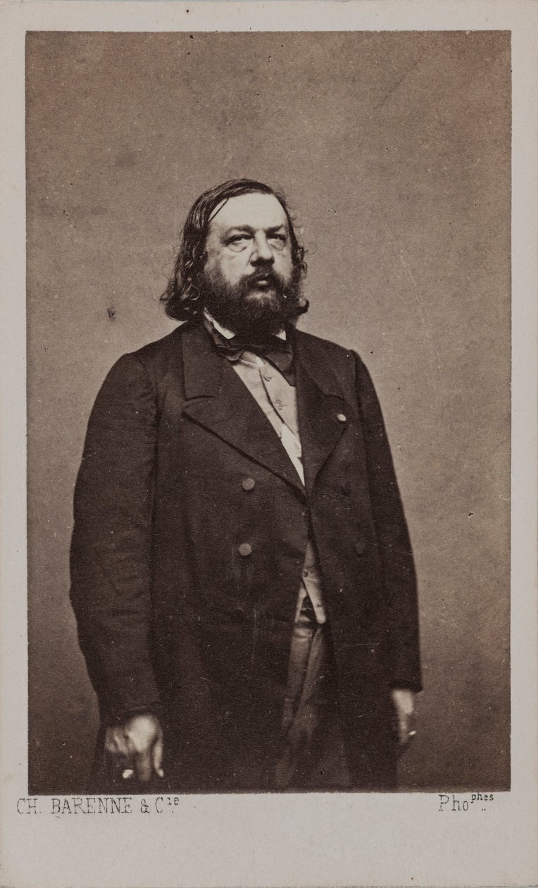 Portrett av poeten Théophile Gautier 1811-1872, 1872. av Charles Amédée Barenne