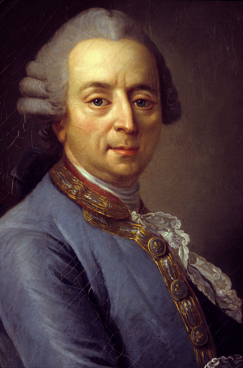 Portrett av Jean-Rodolphe Perronet av Charles Amedee Philippe van Loo