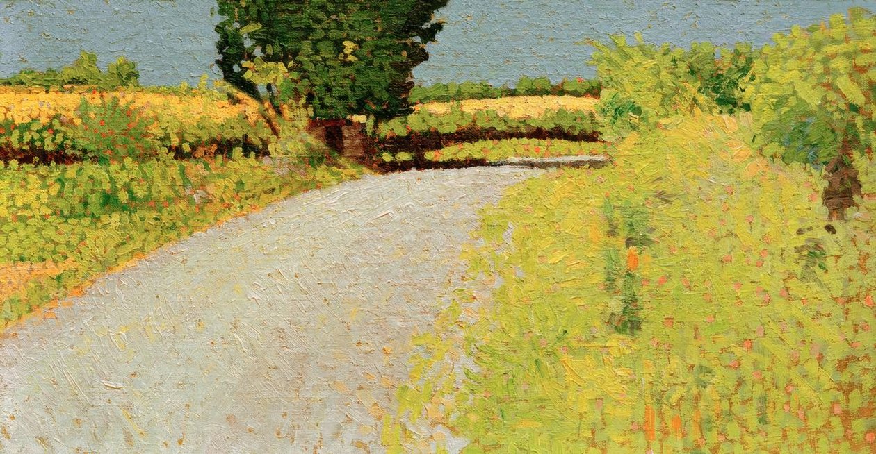 Sti på landsbygda av Charles Angrand