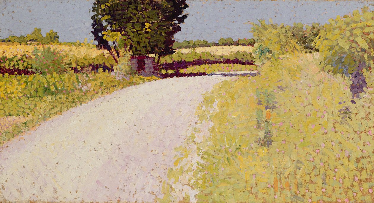 Path in the Country, ca. 1886 (olje på lerret) av Charles Angrand