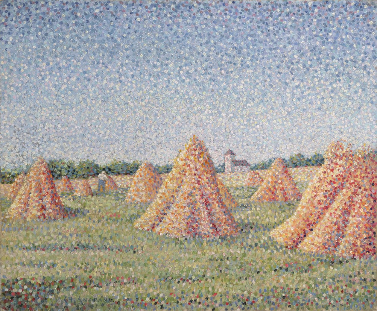 Høsten, 1890 av Charles Angrand