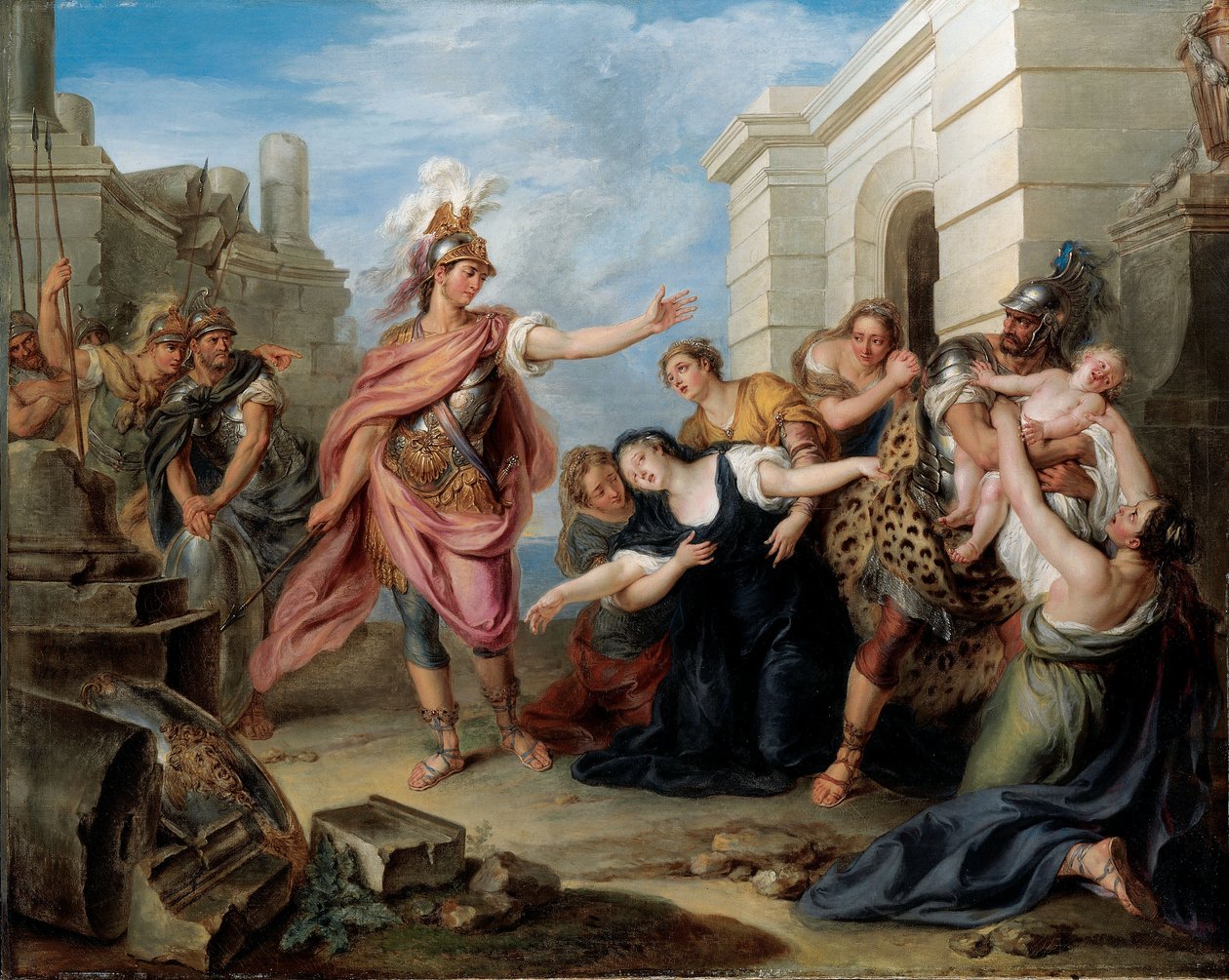 Andromache og Pyrrhus av Charles Antoine Coypel