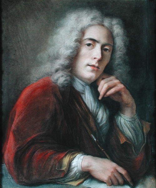 Portrett av kunstneren av Charles Antoine Coypel