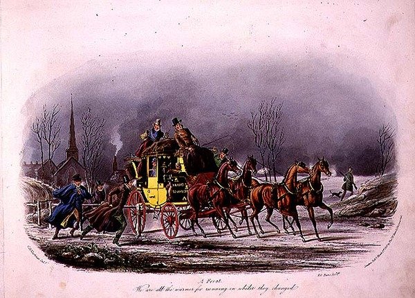 "A Frost", gravert av R.G. Reeve (fl.1811-37) pub. av Thomas McLean av Charles B. (after) Newhouse