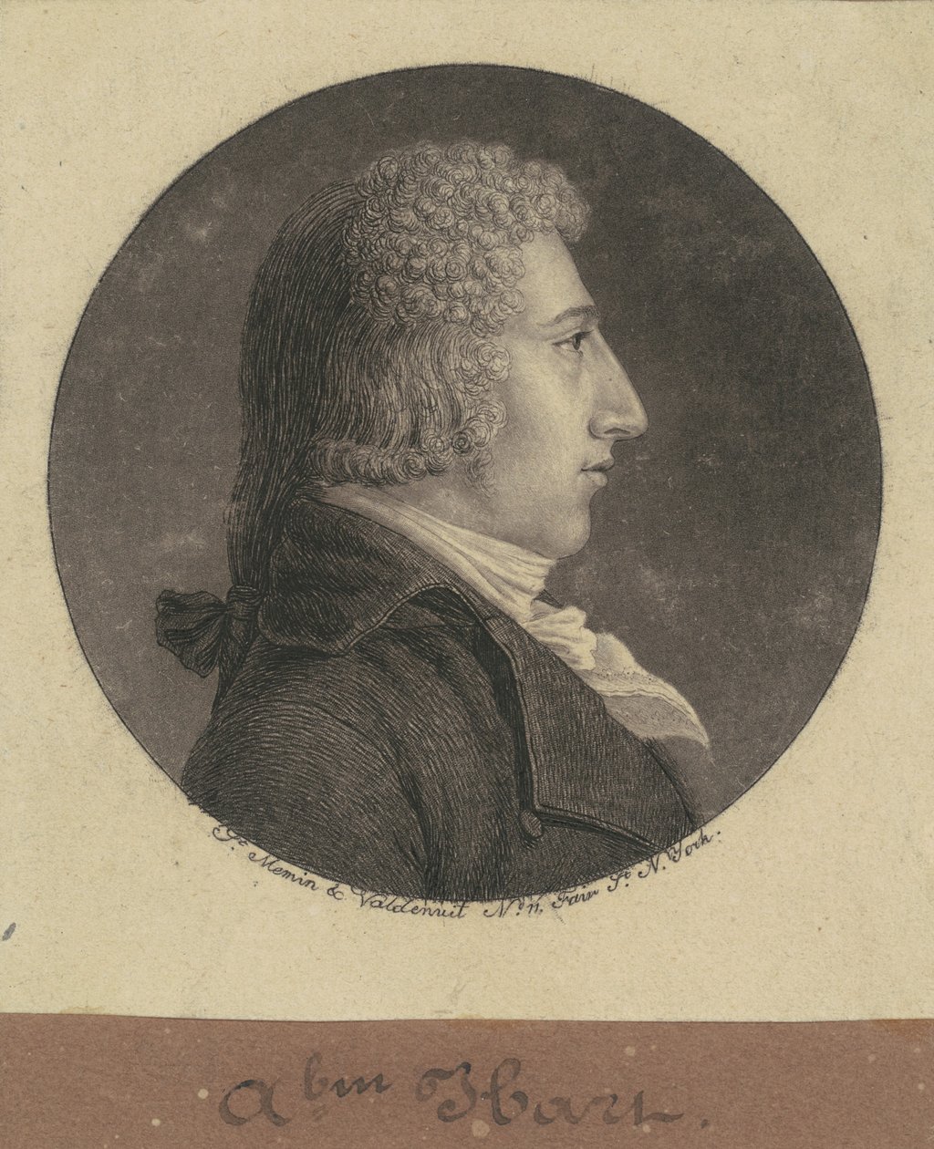 Abraham Hart av Charles B. J. Févret de Saint Mémin